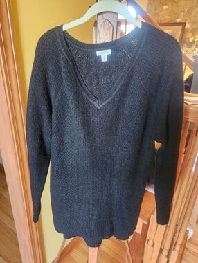 Black Tunic Light Weight Sweater